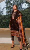 Printed Linen Unstitched 3 Piece Suit