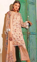 Printed Linen Unstitched 3 Piece Suit