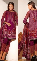 Printed Linen Unstitched 3 Piece Suit