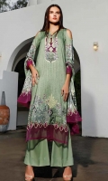 Printed Linen Unstitched 3 Piece Suit