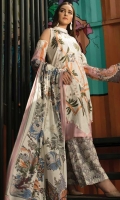 LAWN EMB PRINTED SHIRT : 3 MTR LAWN PRINTED TROUSER : 2.5 MTR LAWN PRINTED DUPATTA : 2.5 MTR