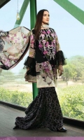 LAWN EMB PRINTED SHIRT : 3 MTR LAWN PRINTED TROUSER : 2.5 MTR LAWN PRINTED DUPATTA : 2.5 MTR