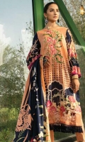 LAWN EMB PRINTED SHIRT : 3 MTR DYED LAWN TROUSER : 2.5 MTR LAWN PRINTED DUPATTA : 2.5 MTR ACCESSORIES