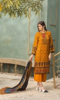 PRINTED SHIRT 3M PRINTED VOIL DUPATTA 2.5M DYED TROUSER 2.5M