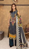 PRINTED LAWN SHIRT 3M  PRINTED COTTON NET DUPATTA 2.5M  DYED CAMBRIC TROUSER 2.5M