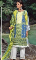 3pc embroidered lawn suit