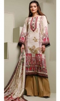 Printed Lawn Shirt : 3 Meters Dyed Lawn Trouser : 2.5 Meters Printed Lawn Dupatta : 2.5 Meters