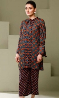 Printed Lawn Shirt : 2.5 Meters Printed Trouser : 2.5 Meters