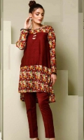 Printed Lawn Shirt : 2.5 Meters Printed Trouser : 2.5 Meters