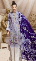 Embroidered Linen Unstitched 3 Piece Suit 