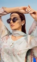Shirt: Digital Printed Embroidered Daman: Organza Embroidered Dupatta: Printed Chiffon Trouser: Dyed Cambric Trouser Patch: Organza Embroidered Shirt: Digital Printed Embroidered Daman: Organza Embroidered Dupatta: Printed Chiffon Trouser: Dyed Cambric Trouser Patch: Organza Embroidered