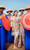 Shirt: Digital Printed Embroidered Neck Lace: Organza Embroidered Dupatta: Printed Chiffon Trouser: Dyed Cambric Trouser Patch: Organza Embroidered Shirt: Digital Printed Embroidered Neck Lace: Organza Embroidered Dupatta: Printed Chiffon Trouser: Dyed Cambric Trouser Patch: Organza Embroidered