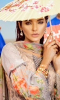 Shirt: Digital Printed Embroidered Neck Lace: Organza Embroidered Dupatta: Printed Chiffon Trouser: Dyed Cambric Trouser Patch: Organza Embroidered Shirt: Digital Printed Embroidered Neck Lace: Organza Embroidered Dupatta: Printed Chiffon Trouser: Dyed Cambric Trouser Patch: Organza Embroidered
