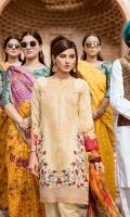 Shirt Front: Lawn Embroidered Shirt Back & Sleeves: Lawn Printed Daman Patch: Organza Embroidered Dupatta: Printed Chiffon Trouser: Printed Cambric Trouser Patch: Organza Embroidered Shirt Front: Lawn Embroidered Shirt Back & Sleeves: Lawn Printed Daman Patch: Organza Embroidered Dupatta: Printed Chiffon Trouser: Printed Cambric Trouser Patch: Organza Embroidered