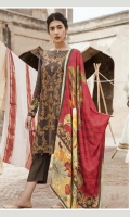 Front: Embroidered Printed Linen Back& Sleeves: Printed Linen Dupatta: Viscose Printed Shawl Trouser: Dyed Linen Front: Embroidered Printed Linen Back& Sleeves: Printed Linen Dupatta: Viscose Printed Shawl Trouser: Dyed Linen