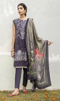 Front: Embroidered Printed Linen Back & Sleeves: Printed Linen Dupatta: Viscose Printed Shawl Trouser: Dyed Linen Daman Patch: Organza Embroidered Front: Embroidered Printed Linen Back & Sleeves: Printed Linen Dupatta: Viscose Printed Shawl Trouser: Dyed Linen Daman Patch: Organza Embroidered