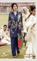 Front: Embroidered Linen Back& Sleeves: Printed Linen Dupatta: Viscose Printed Shawl Trouser: Dyed Linen Trouser Lace: Organza Embroidered Front: Embroidered Linen Back& Sleeves: Printed Linen Dupatta: Viscose Printed Shawl Trouser: Dyed Linen Trouser Lace: Organza Embroidered