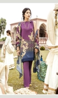 Front: Embroidered Printed Linen Back& Sleeves: Printed Linen Dupatta: Viscose Printed Shawl Trouser: Dyed Linen Daman Lace: Organza Embroidered Front: Embroidered Printed Linen Back& Sleeves: Printed Linen Dupatta: Viscose Printed Shawl Trouser: Dyed Linen Daman Lace: Organza Embroidered