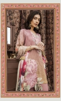 Front: Printed Linen Back& Sleeves: Printed Linen Dupatta: Viscose Printed Shawl Trouser: Dyed Linen Daman Patch: Organza Embroidered Neck Line: Organza Embroidered Front: Printed Linen Back& Sleeves: Printed Linen Dupatta: Viscose Printed Shawl Trouser: Dyed Linen Daman Patch: Organza Embroidered Neck Line: Organza Embroidered