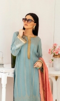 Embroidered Jacquard Unstitched 3 Piece Suit