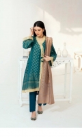 Embroidered Jacquard Unstitched 3 Piece Suit