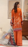 EMBROIDERED FRONT 1.15M PRINTED BACK & SLEEVES 1.85M DYED TROUSER 2.5M CHIFFON DUPATTA 2.5M