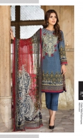 Lawn Print Embroidered Front Lawn Printed Back Lawn Printed Sleeves Crinkle Chiffon Printed Dupatta Plain Trouser