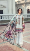 Digital Printed Shirt Embroidered Neck Patch Embroidered Shirt Patti Embroidered Trouser Digital Printed Chiffon Dupatta Dyed Organza Patch