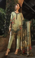 Printed Viscose Net Dupatta Printed Linen Shirt Embroidered Front Border Patch Embroidered Sleeve Patch Dyed Trouser Printed Viscose Net Dupatta Printed Linen Shirt Embroidered Front Border Patch Embroidered Sleeve Patch Dyed Trouser