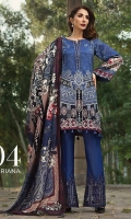 Printed Viscose Net Dupatta Printed Linen Shirt Embroidered Neck Patti Embroidered Trouser Patch Dyed Trouser