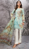 Embroidered Lawn Front Digital Printed Back Digital Printed Chiffon Dupatta Dyed Trouser Embroidered Lawn Front Digital Printed Back Digital Printed Chiffon Dupatta Dyed Trouser