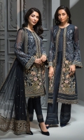 EMBROIDERED CHIFFON FRONT PANELS EMBROIDERED CHIFFON BACK EMBROIDERED CHIFFON SLEEVES  EMBROIDERED CHIFFON DUPATTA  EMBROIDERED DUPATTA PATCH  EMBROIDERED SLEEVES BORDER EMBROIDERED FRONT & BACK BORDERS EMBROIDERED GRIP PATCH  EMBROIDERED TOUSER ORGANZA PATCH  DYED TROUSER