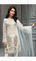 EMBROIDERED CHIFFON FRONT EMBROIDERED CHIFFON BACK  EMBROIDERED CHIFFON SLEEVES  EMBROIDERED NET DUPATTA  EMBROIDERED DUPATTA PATCHES  EMBROIDERED SLEEVES BORDER  EMBROIDERED FRONT & BACK BORDERS  EMBROIDERED SLEEVES ORGANZA PATCH  DYED ORGANZA DYED TROUSER
