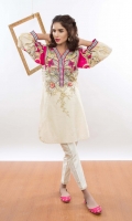 Embroidered Lawn Stitched Kurti