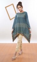 Embroidered Lawn Stitched Kurti