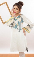 Embroidered Lawn Stitched Kurti