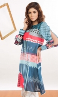 Embroidered Lawn Stitched Kurti