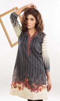 Embroidered Lawn Stitched Kurti