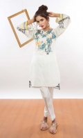 Embroidered Lawn Stitched Kurti