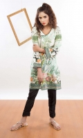 Embroidered Lawn Stitched Kurti