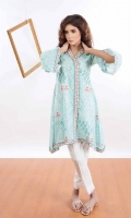 Embroidered Lawn Stitched Kurti