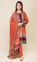 Printed Wider Width Lawn Shirt(2.50m) Printed Cotton Lawn Dupatta(2.50m) Dyed Cambric Shalwar(2.50m)