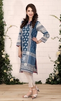 Printed wider width cotton lawn shirt (2.5)