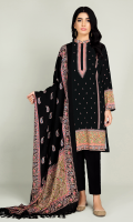 Printed Wider Width Khaddar Shirt 2.5Mtr Printed Khaddar Dupatta 2.5Mtr Dyed Khaddar Shalwar 2.5Mtr