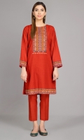 Printed wider width khaddar shirt 2.5