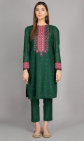 Printed and Embellished wider width khaddar shirt 2.5