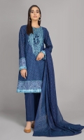 Printed and Embroidered Wider Width Khaddar Shirt Front(1.25m) Printed Wider Width Khaddar Shirt Back(1.25m) Printed Khaddar Dupatta 2.5Mtr Dyed Khaddar Shalwar 2.5Mtr