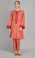 Dyed and Embroidered Wider width Khaddar shirt Front 1.25 Dyed Wider width Khaddar shirt Back 1.25Mtr