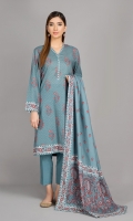 Printed wider width Khaddar Shirt 2.5Mtr Printed khaddar dupatta 2.5Mtr Dyed Khaddar Shalwar 2.5Mtr