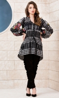 Printed And Embroidered Loose Fitted Shirt Full Sleeves Gathers At Cuff Printed And Embroidered Loose Fitted Shirt Full Sleeves Gathers At Cuff